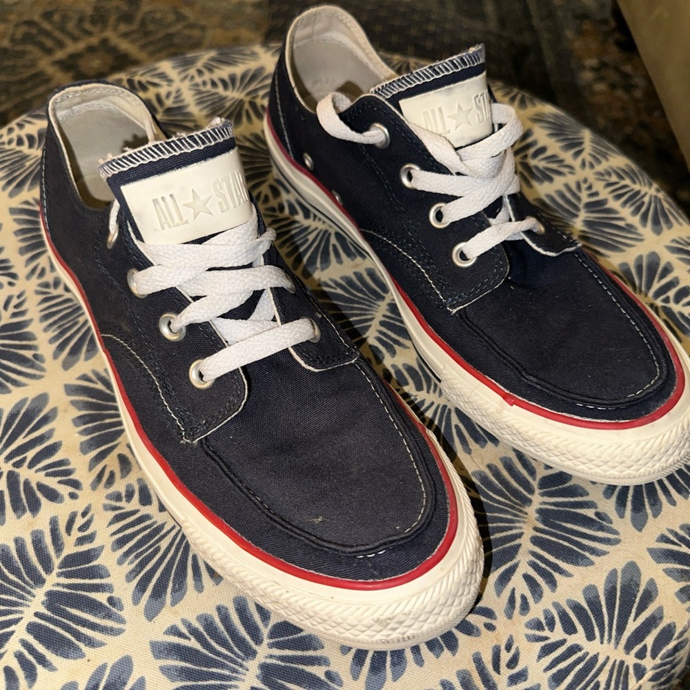 Converse all star blue canvas sneaker sz 10 women’s 8 men’s GUC